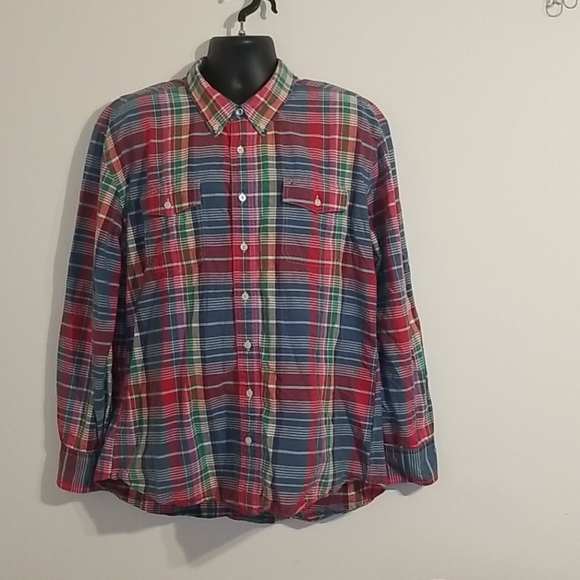 Tommy Hilfiger multi color long sleeved shirt - Picture 2 of 16